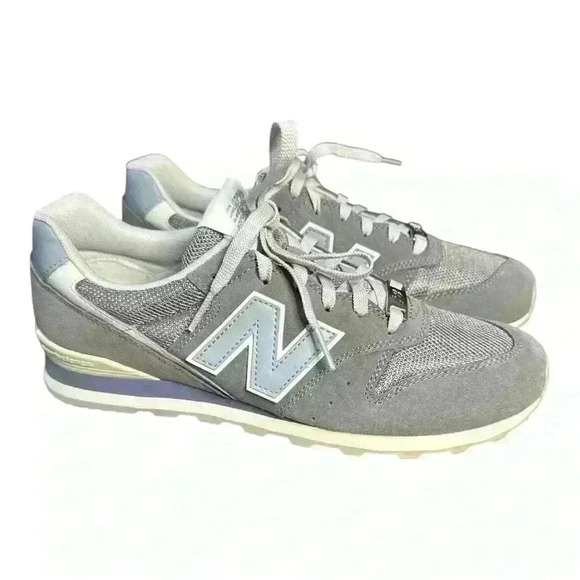 New Balance 996 Grey Suede Sneakers - Picture 2 of 7